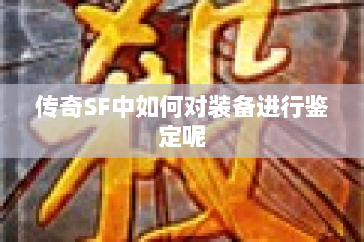 传奇SF中如何对装备进行鉴定呢-图1