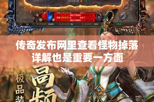 传奇发布网里查看怪物掉落详解也是重要一方面