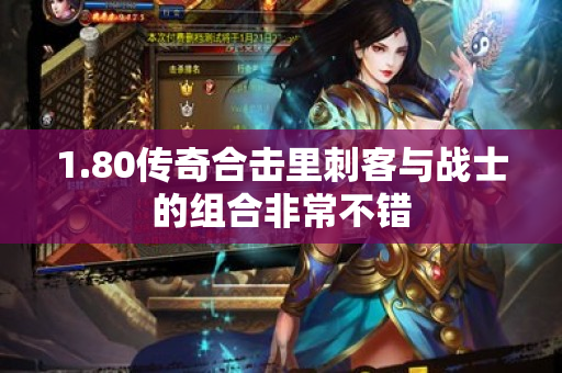 1.80传奇合击里刺客与战士的组合非常不错