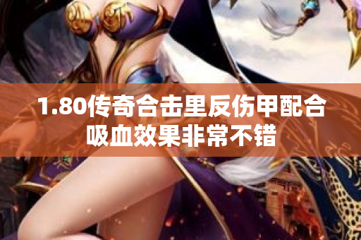 1.80传奇合击里反伤甲配合吸血效果非常不错-图1
