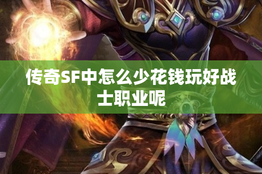传奇SF中怎么少花钱玩好战士职业呢
