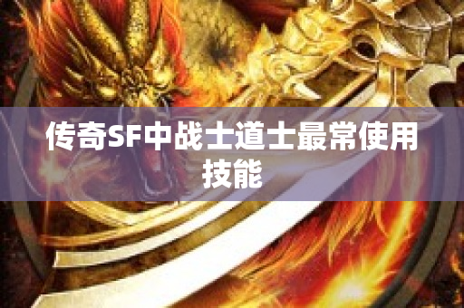 传奇SF中战士道士最常使用技能