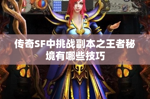 传奇SF中挑战副本之王者秘境有哪些技巧