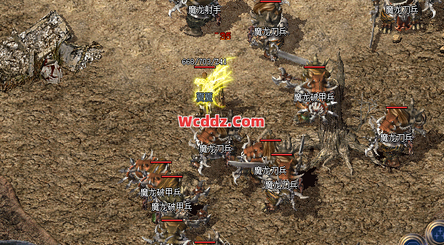 传奇SF中怎样得到魔龙岭的物资呢