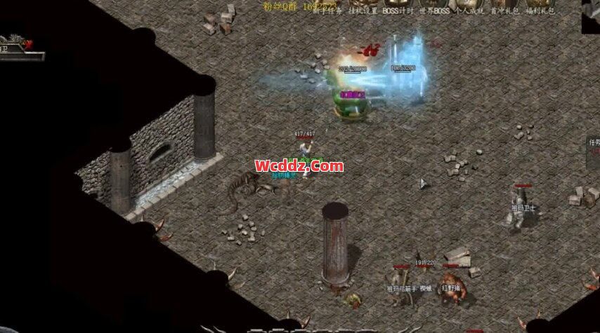 1.80传奇合击里在石墓阵这个地图如何释放技能