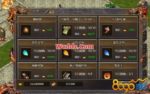 传奇发布网里玩家可以利用元宝给天机老人回复体力值